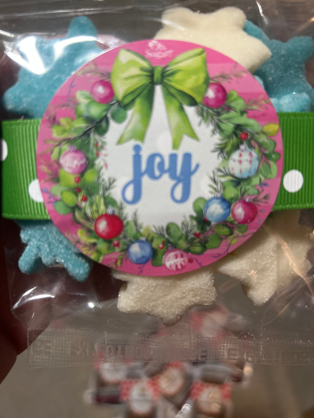 Oh Sugar glitter snowflake gummy