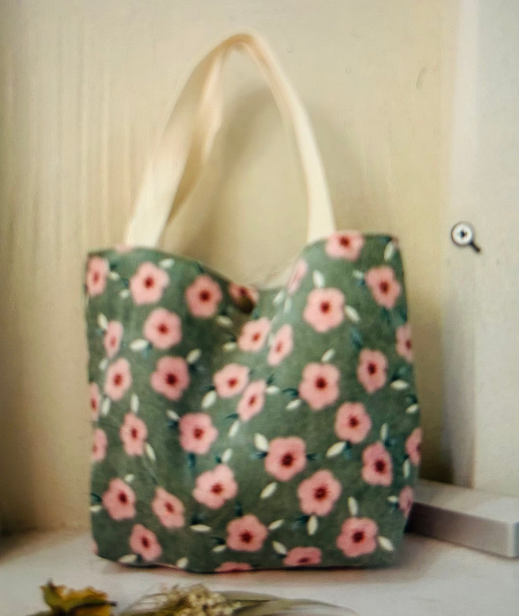 Jacquard corduroy handbags