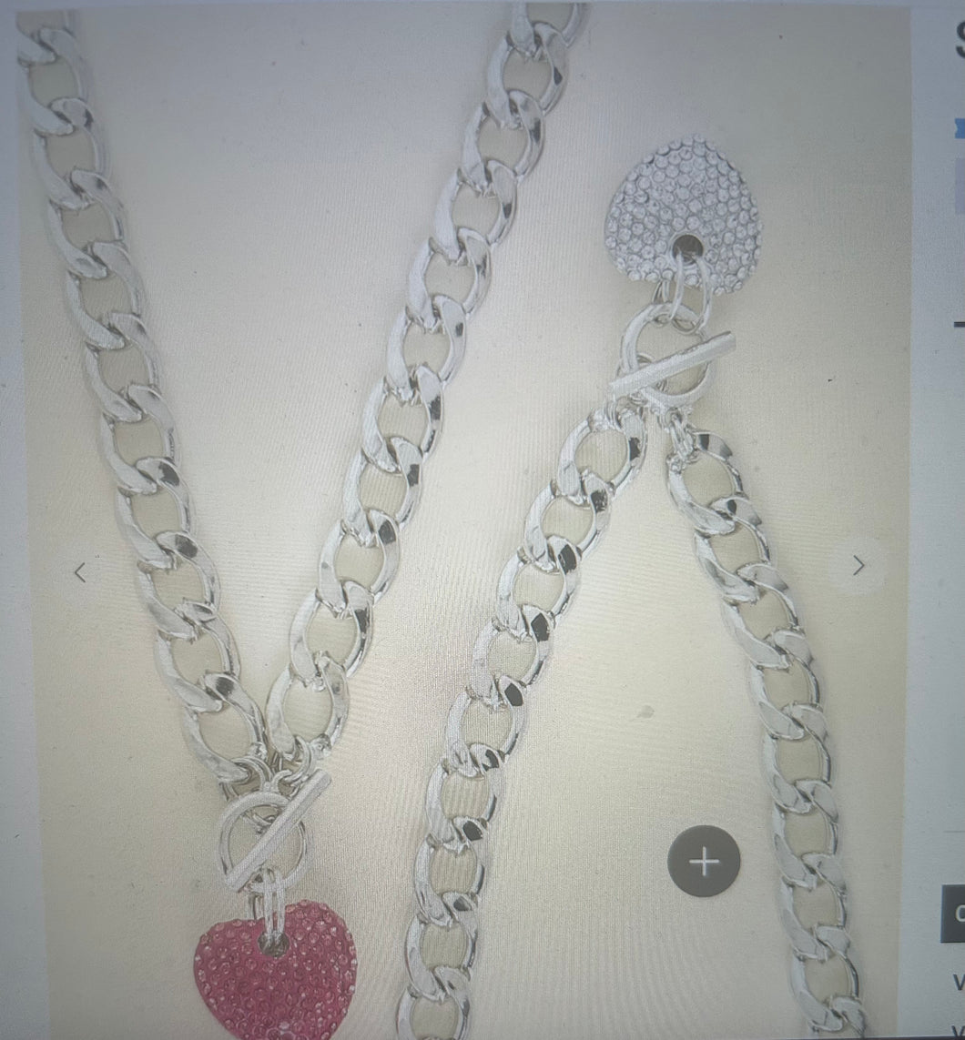 Valentine heart necklace