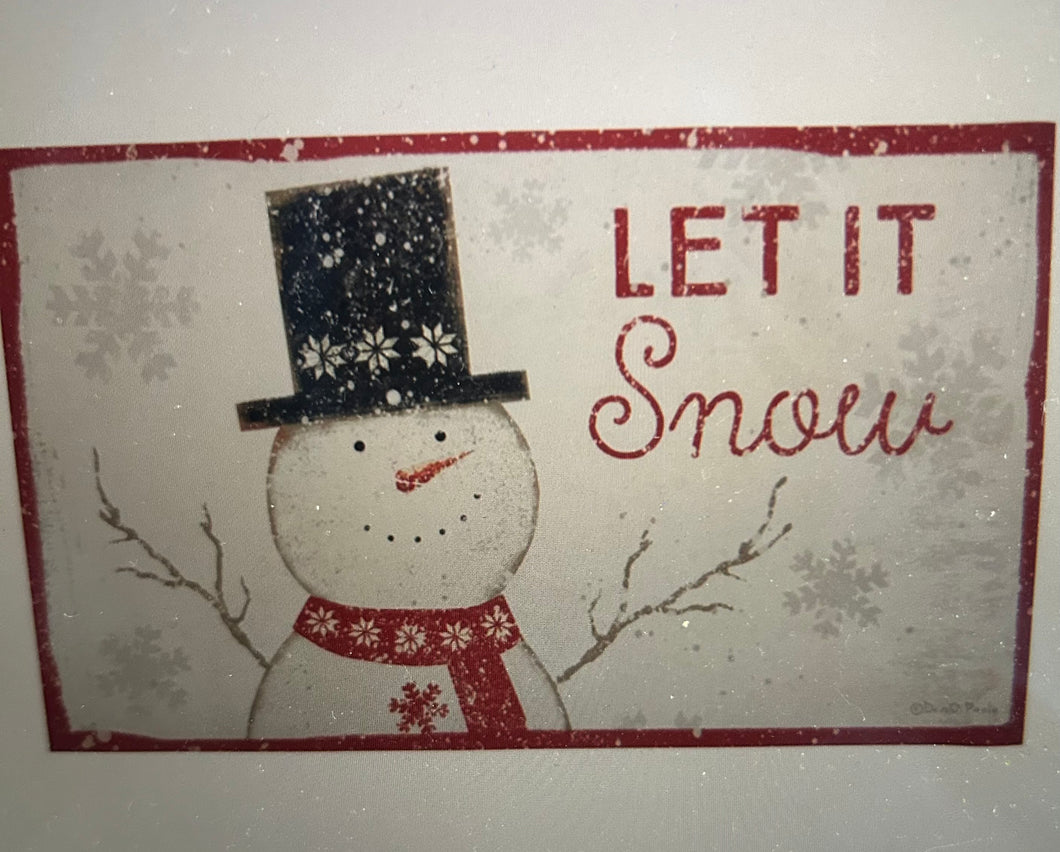 Let It Snow Rug