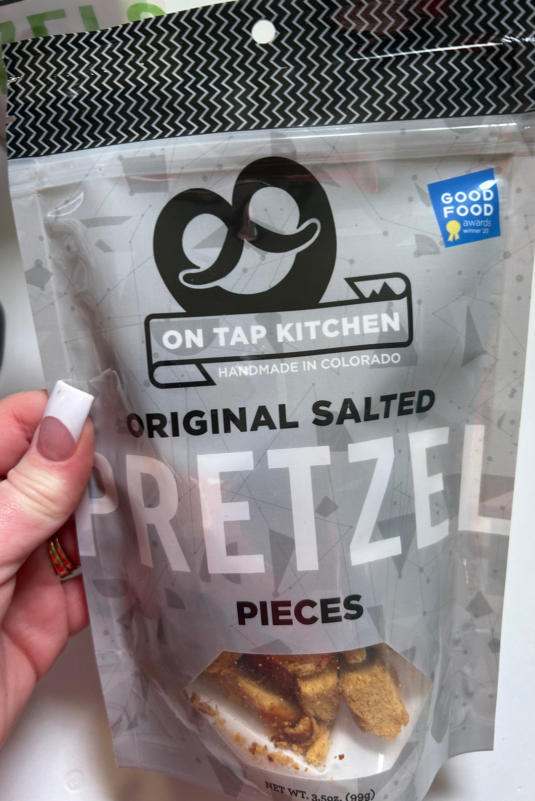 On Tap original salted pretzels