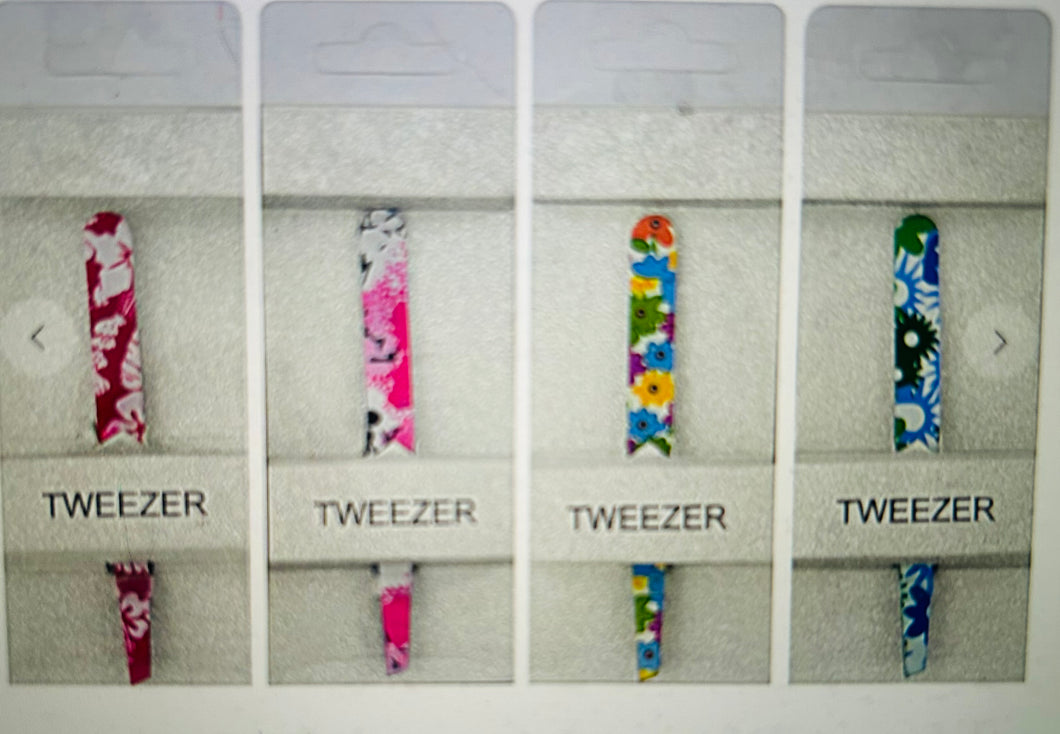 Floral Pattern Tweezers