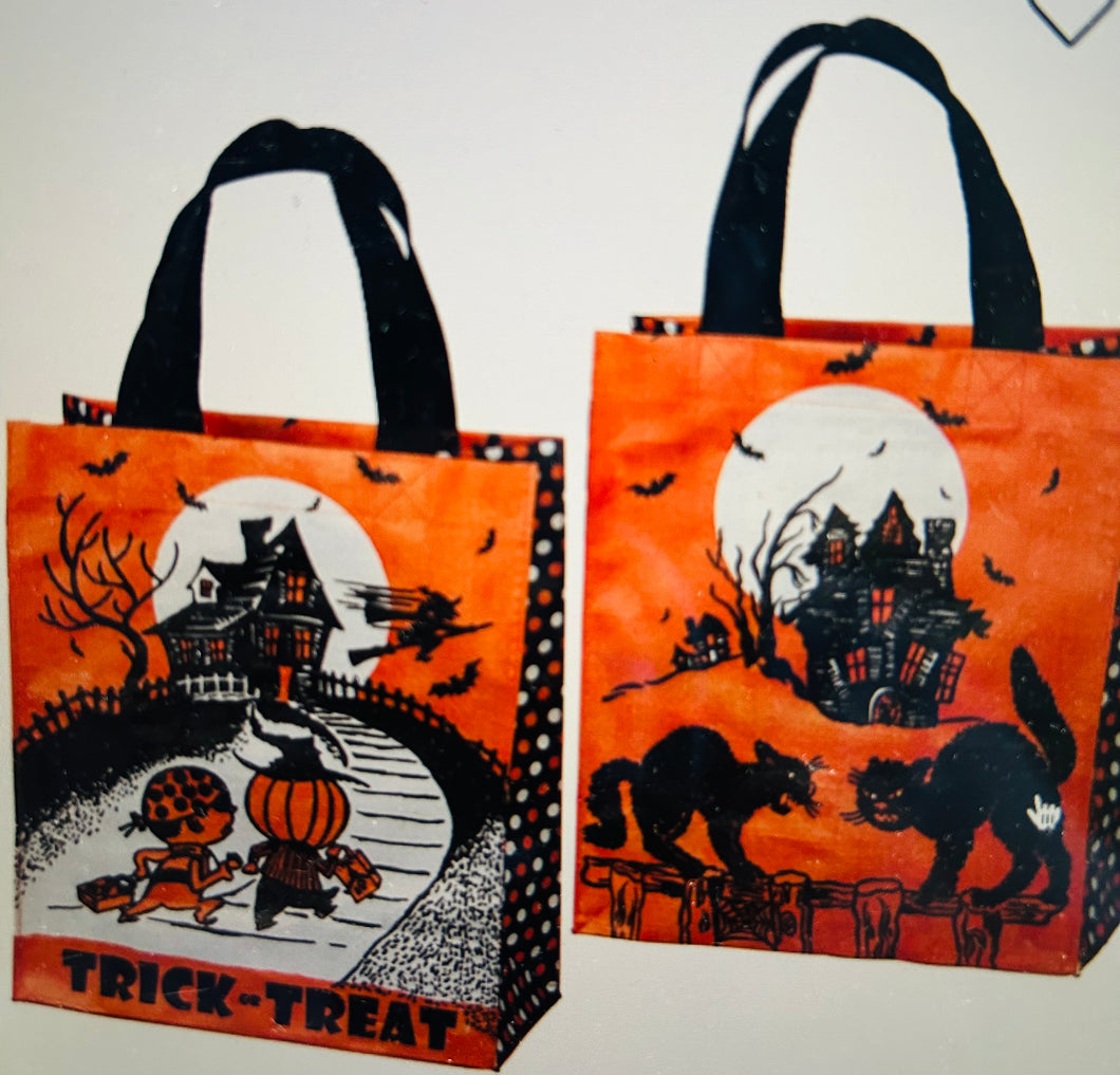 Halloween trick or treat tote