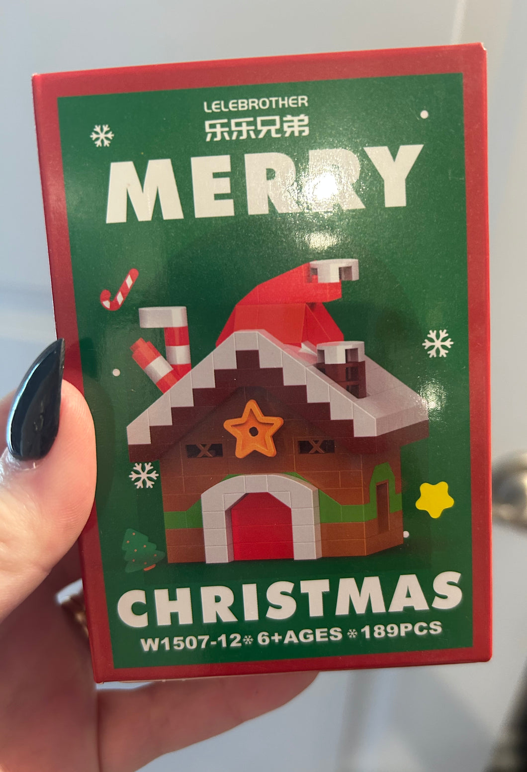 Mini Building Block gingerbread house