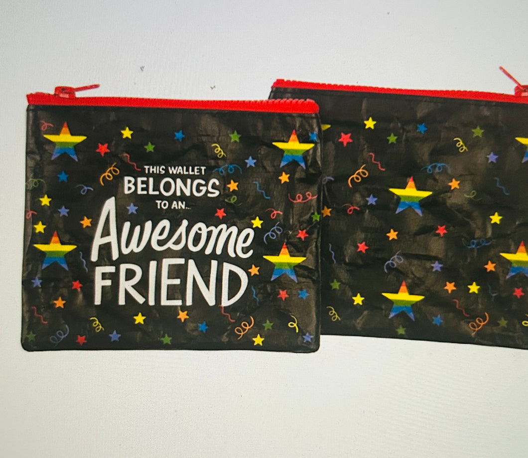 Zipper wallet- Friend