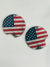 Load image into Gallery viewer, Americana 2ps neoprene car coasters
