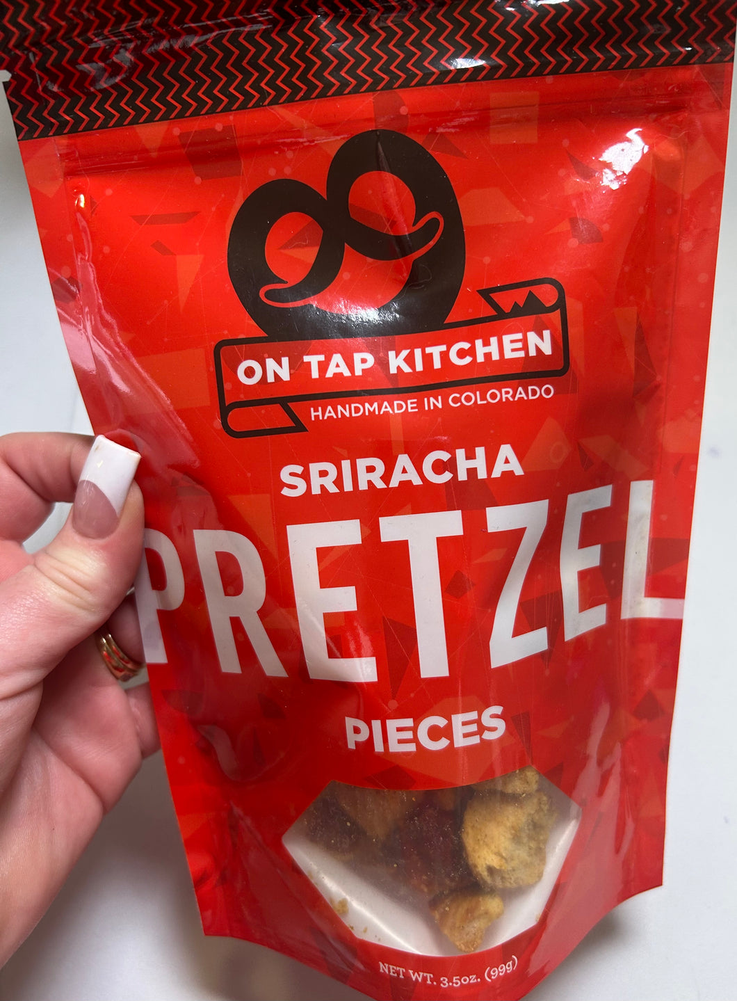 On Tap sriracha pretzels