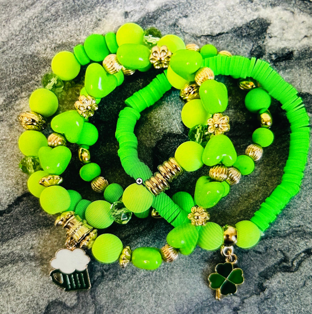 St.Patrick’s Day 4pcs bracelets