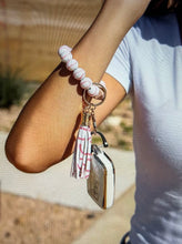 Load image into Gallery viewer, Keychain- Sports Silicone Beaded
