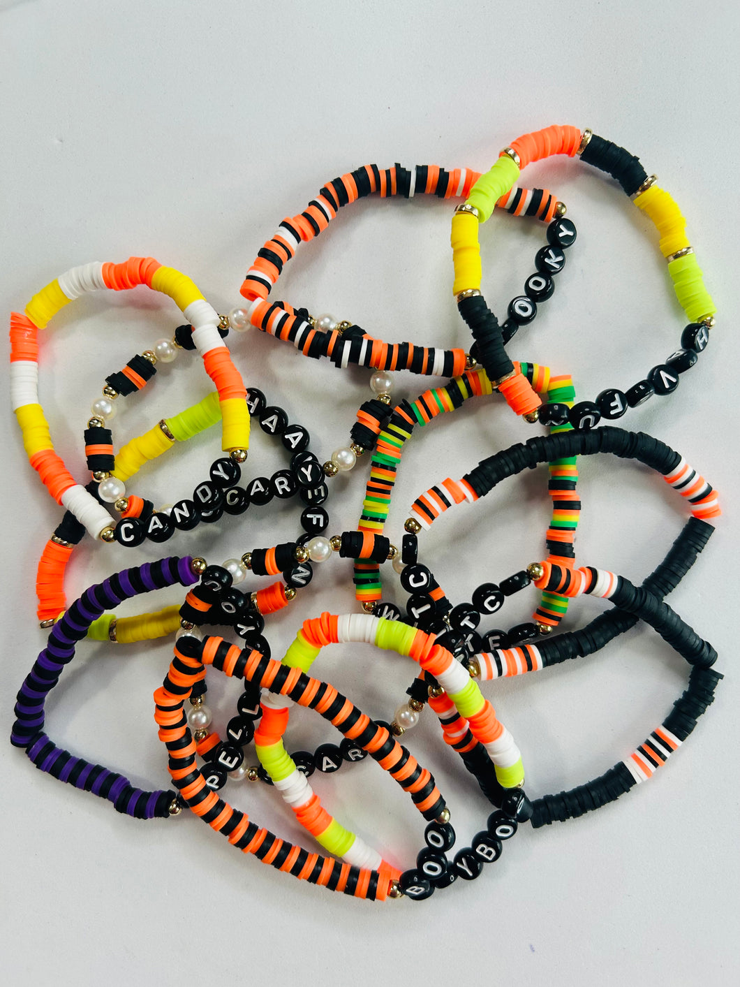 Halloween- Beaded Bracelets