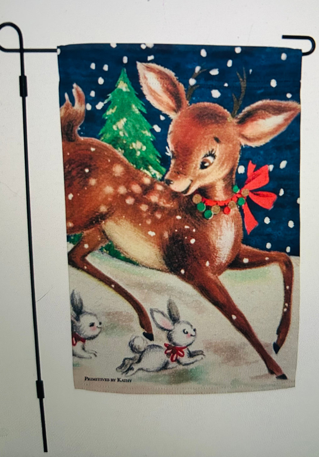 Garden Flag - Christmas Deer