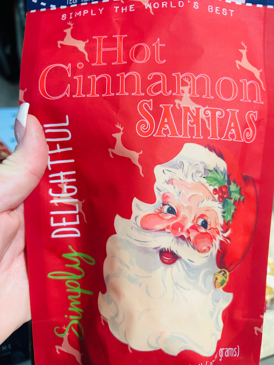 Simply Delightful cinnamon Santa