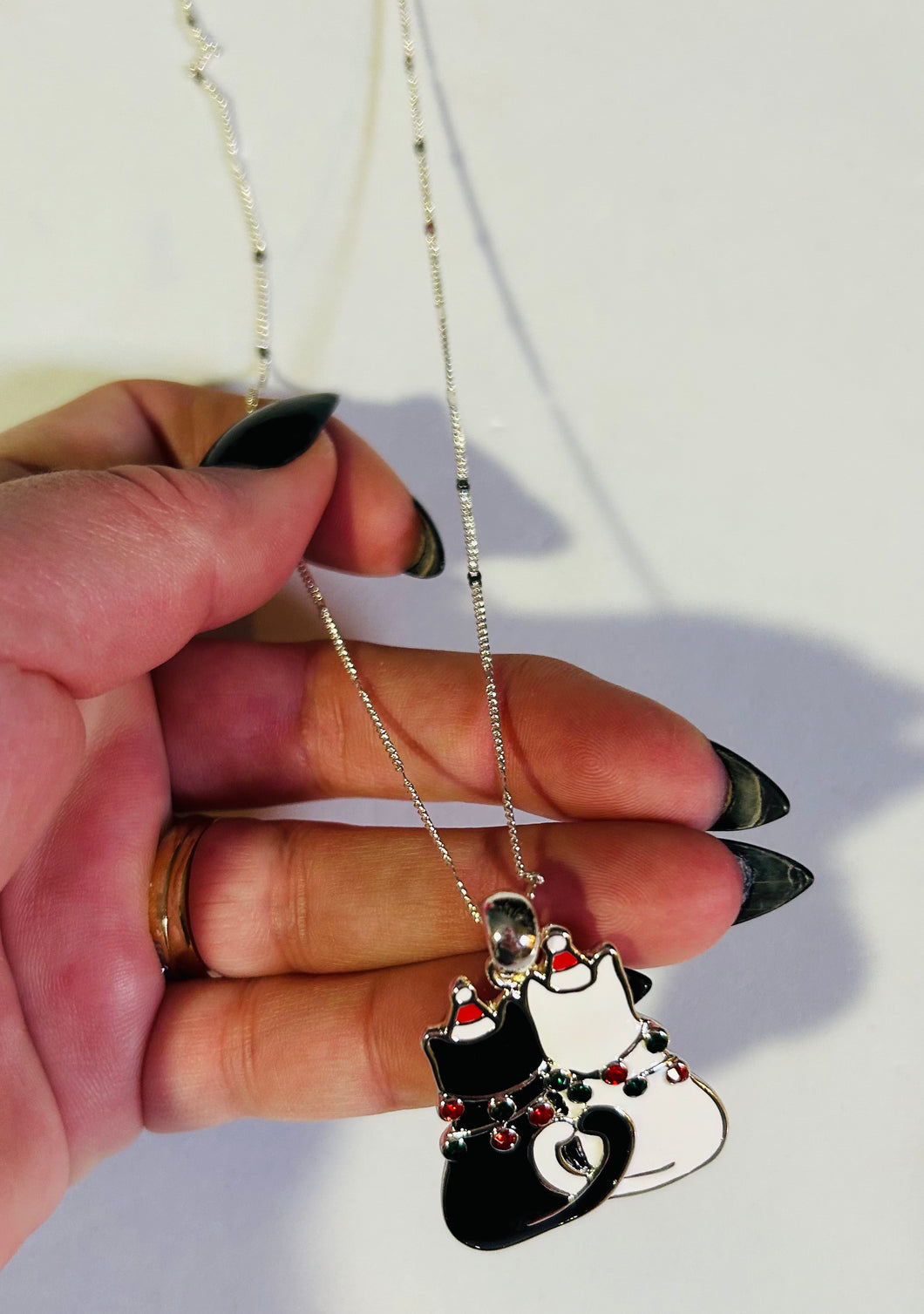 Christmas Cats Necklace
