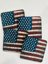 Load image into Gallery viewer, Americana 4pcs neoprene coaster set
