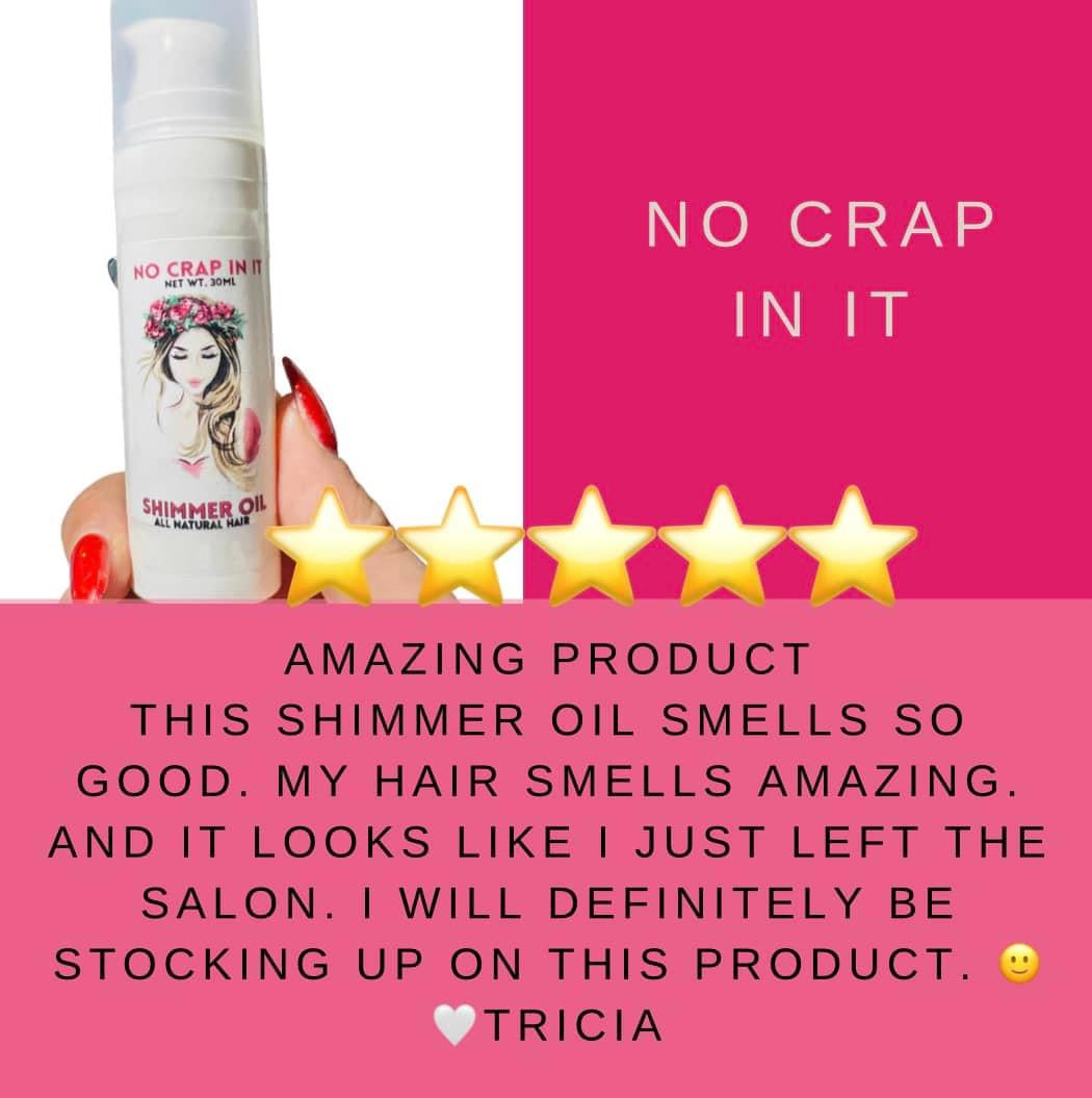 No Crap In It Shimmer Oil