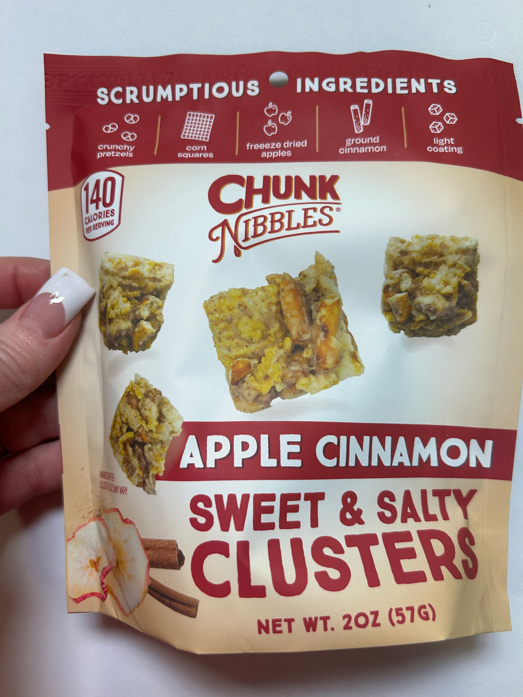 Chunk Nibbles apple cinnamon