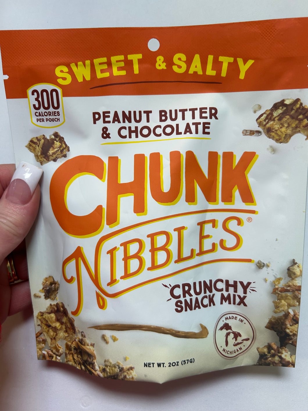 Chunk Nibbles peanut butter chocolate