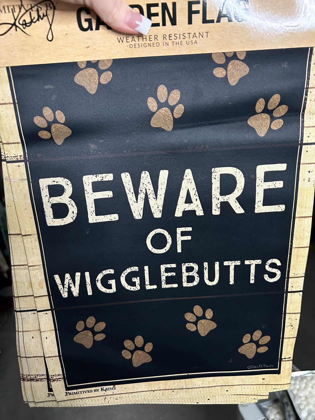 Garden Flag - wigglebutts