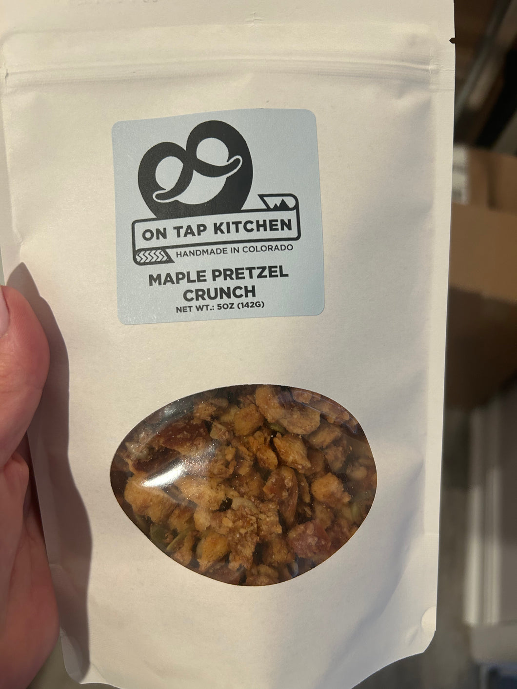 On Tap Kitchen Maple pretzel crunch