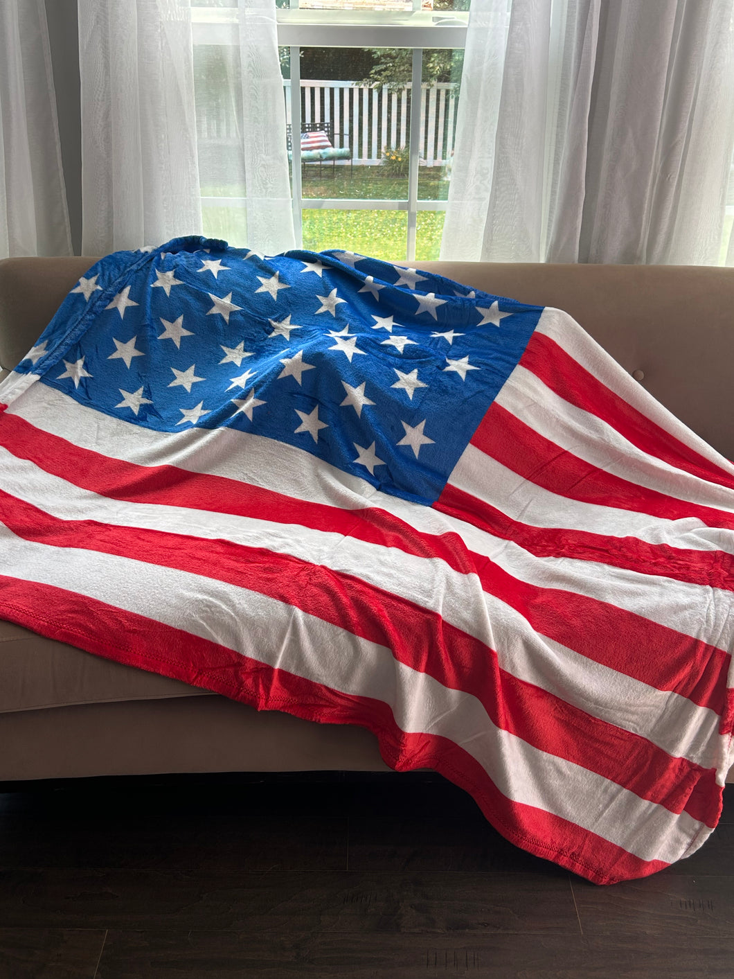 American Flag Blanket