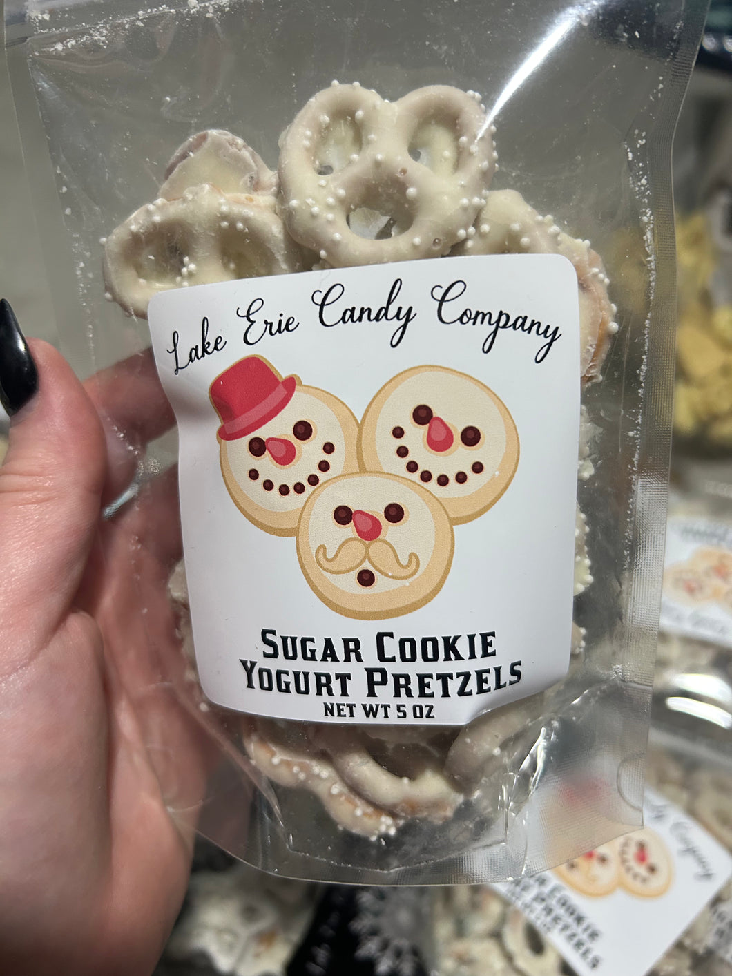 Lake Erie sugar cookies yogurt pretzels