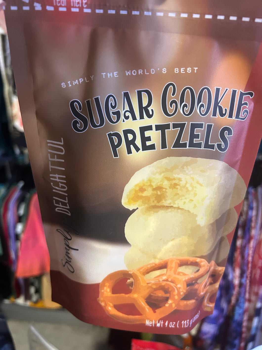 Simply Delightful Sugar Cookie pretzel