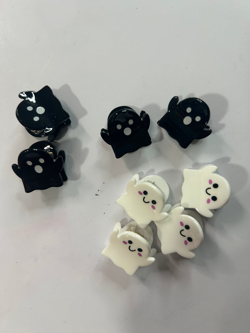 Small Ghost Hair Clips