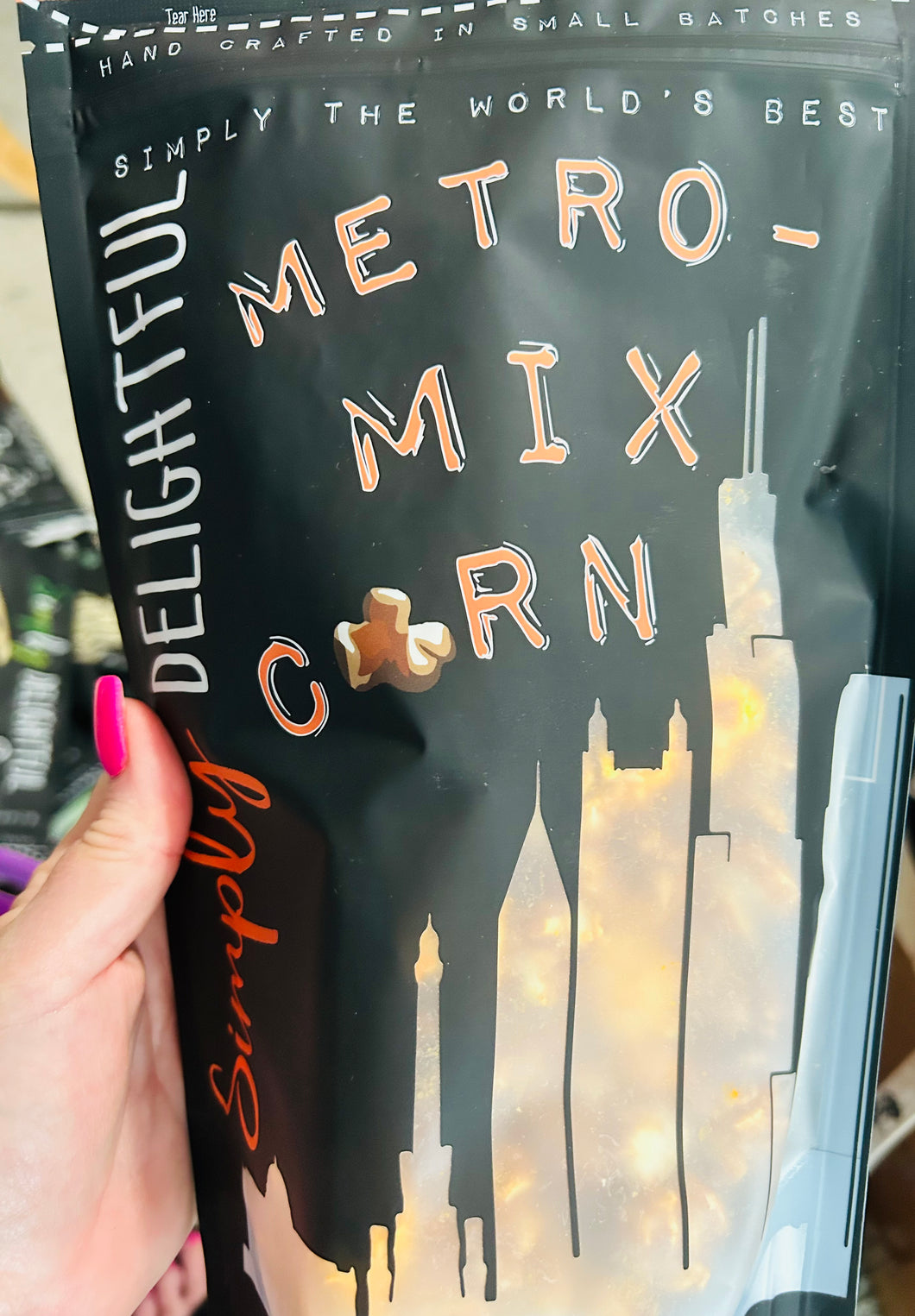 Simply Delightful Metro Mix popcorn