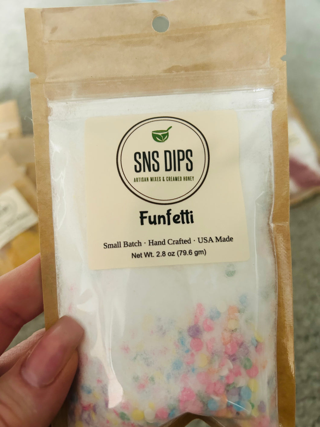 SnS dips- Funfetti