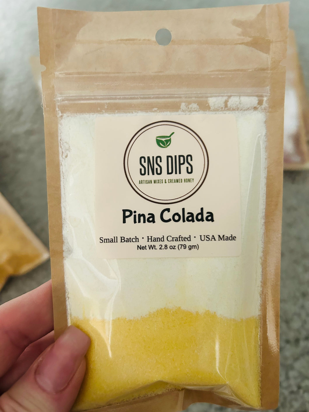 SnS dips- Pina Colada