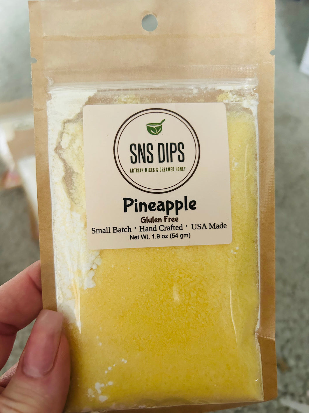 SnS dips- Pineapple