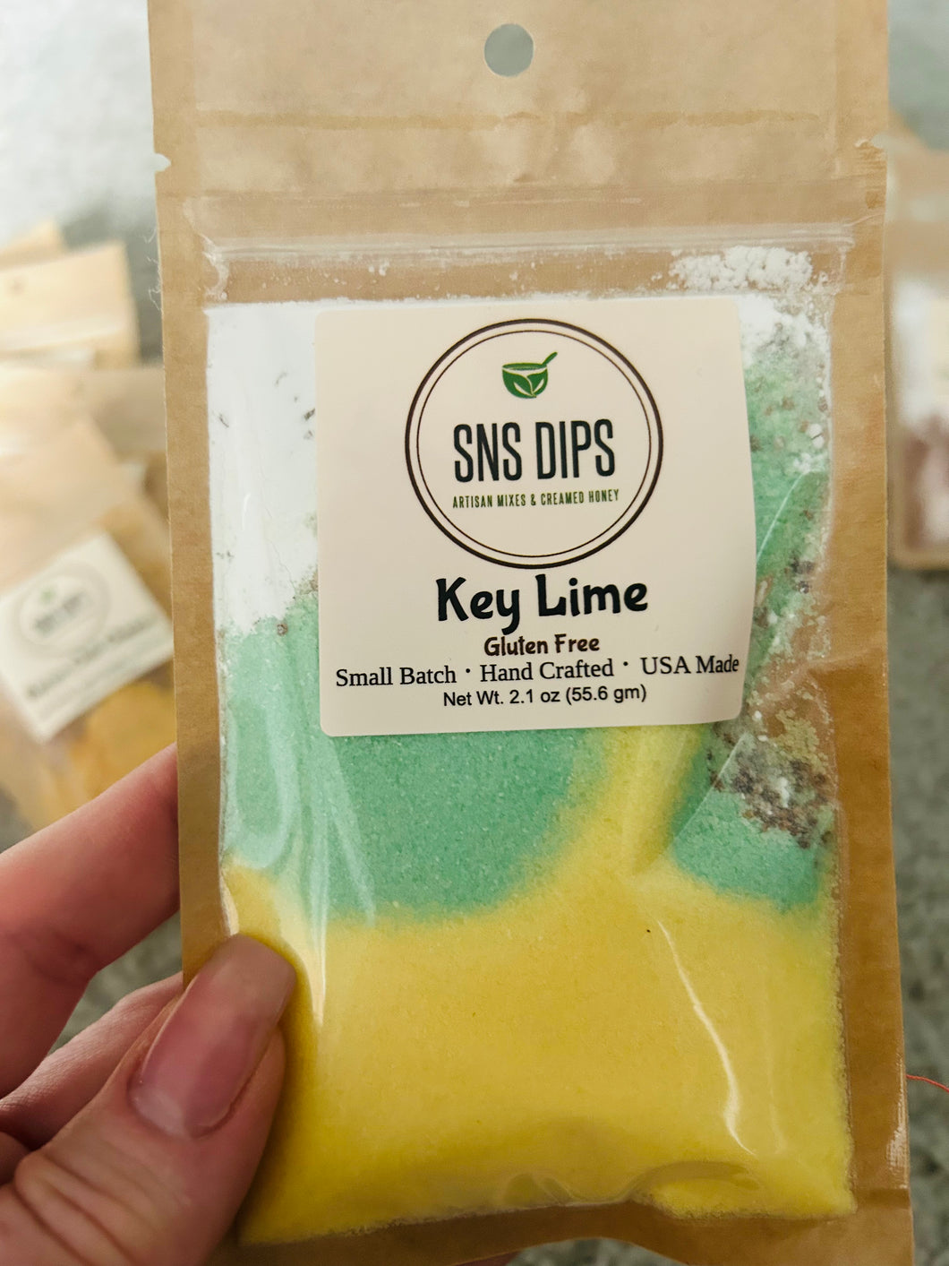 SnS dips- Key Lime