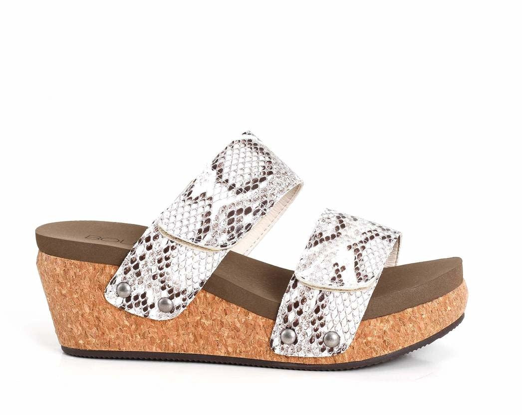 Corky's® Shaw Snakeskin Sandal
