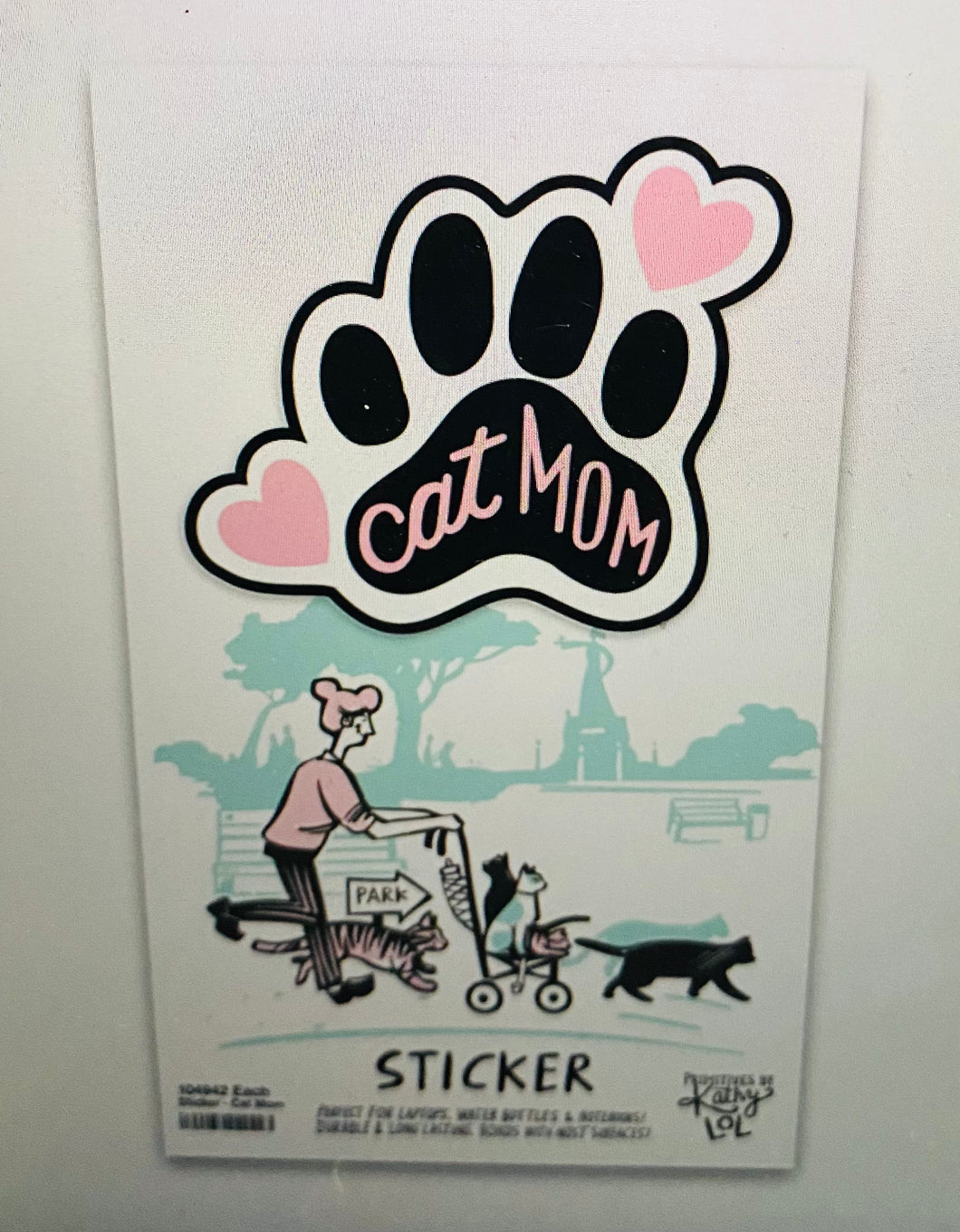 Sticker-Cat Mom