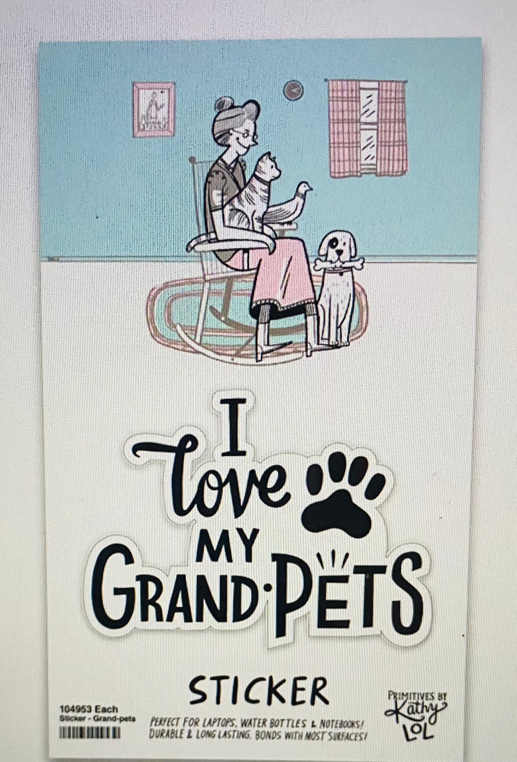 Sticker- I love My Grandpets