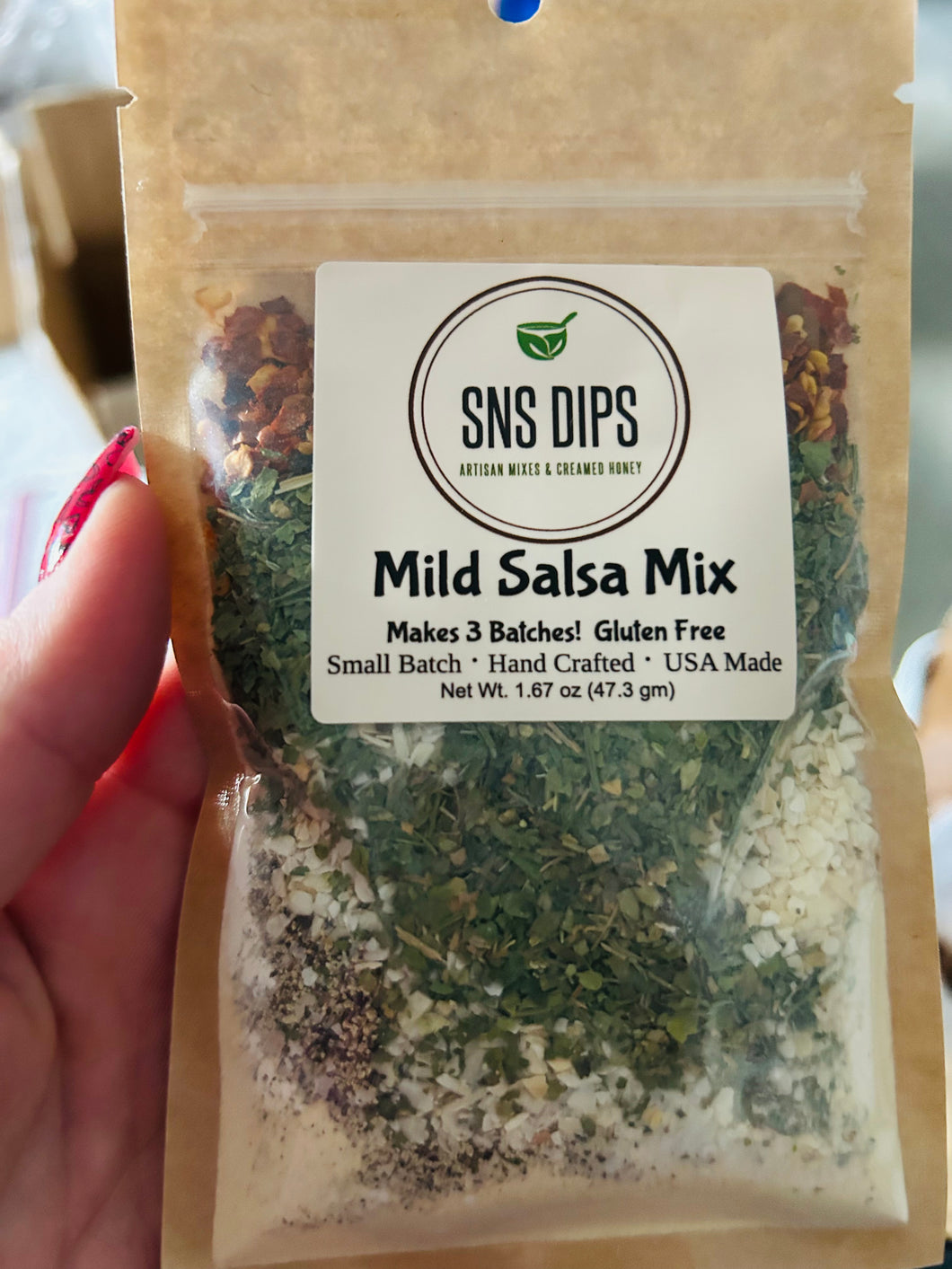 SnS dips- Mild Salsa Mix