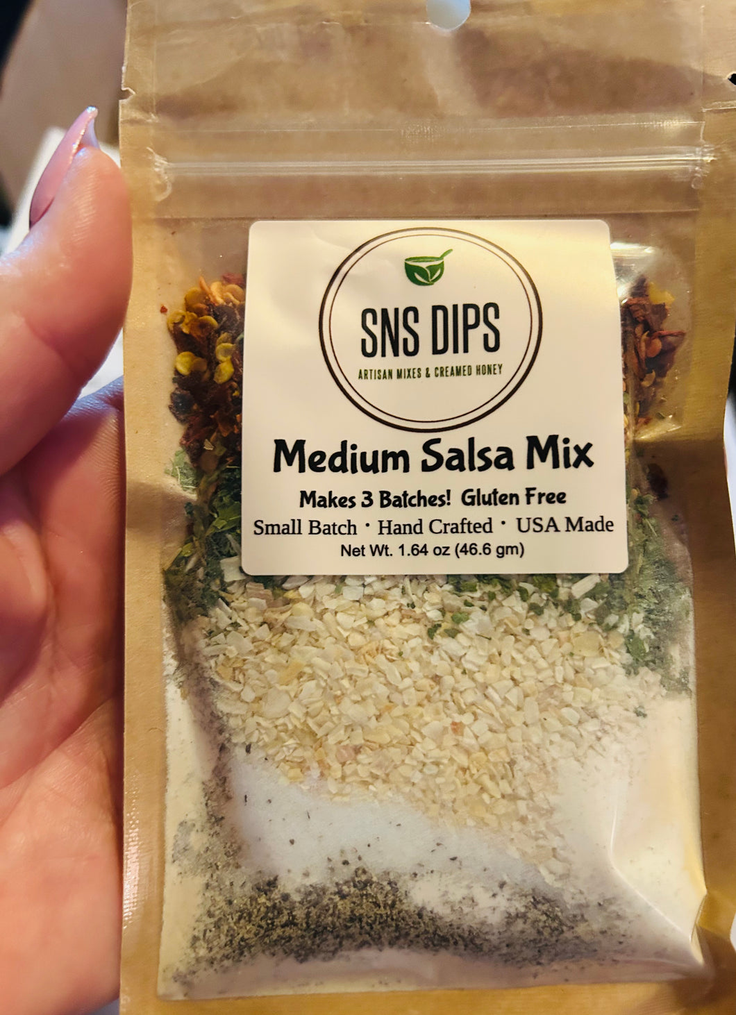 SnS dips- Medium Salsa Mix